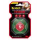 Fita 3M Dupla Face 24MMx2M Fixa Forte Extrema Cinza e Verde