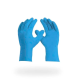 Luva Danny Nitrilica Proced Sensiflex Azul G CA42979 c/ 100u