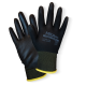 Luva Nylon PU Preta Medix Tátil P CA 48756