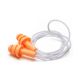 Protetor 3M Auricular Cordão Silicone Pomp CA 5745 Laranja