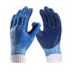 Luva Danny Algodão Latex Gladiador Azul M CA 8082