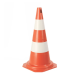 Cone Plastcor PVC Rígido Laranja e Branco 75CM