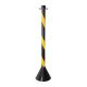 Pedestal de Sinalização Plastcor Amarelo e Preto 90CM