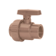Registro Esfera Roscavel Amanco PVC 1/2