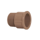 Adaptador Amanco Curco PVC Soldável Marrom 20MMX1/2