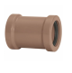 Luva de Correr Soldavel para Esgoto PVC Amanco Marrom 32MM