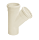 Juncao Simples para Esgoto Amanco Branco PVC 75MM