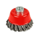 Escova Tipo Circular Trancada Norton M14 Vermelho 65MM