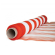 Tela Tapume Leve Valeplast Laranja e Branca 1.20 X 50M
