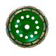 Rebolo Diamantado Norton 180MM X 22.23MM