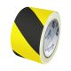 Fita Plastcor Zebrada Demarcação Amarela e Preta 70 MMX200M