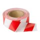 Fita Zebrada Vermelha e Branca Plastcor 70MM X 200M Sinalização