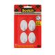 Gancho 3M Adesivo Scotch Branco Pequeno