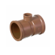 Tee Marrom Amanco Liso 50mm x 32mm – Conexao PVC